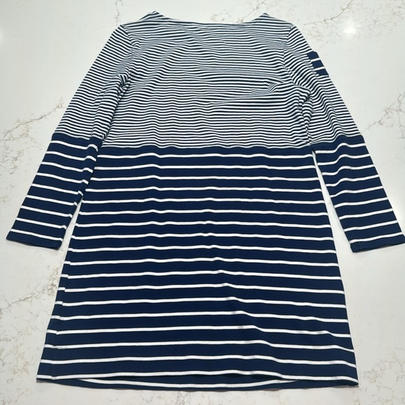 Vineyard Vines Mixed Stripe Long Sleeve Knit Dress - Medium - Picture 6 of 8